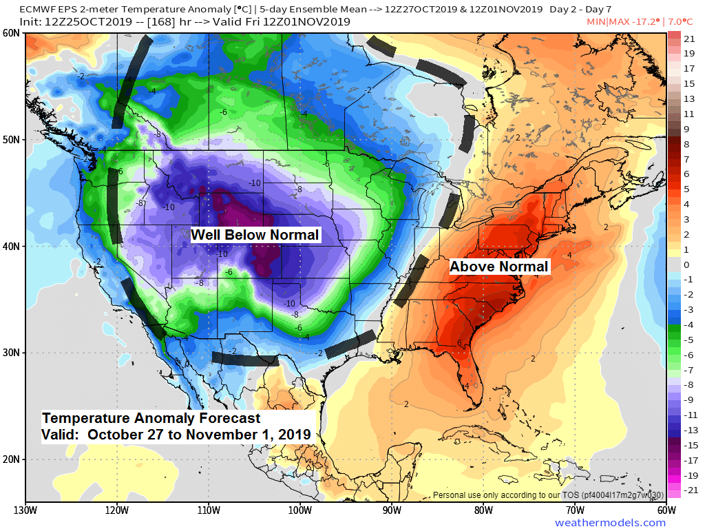 Mild temps continue Saturday with some sunshine; colder pattern next week with a little snow possible