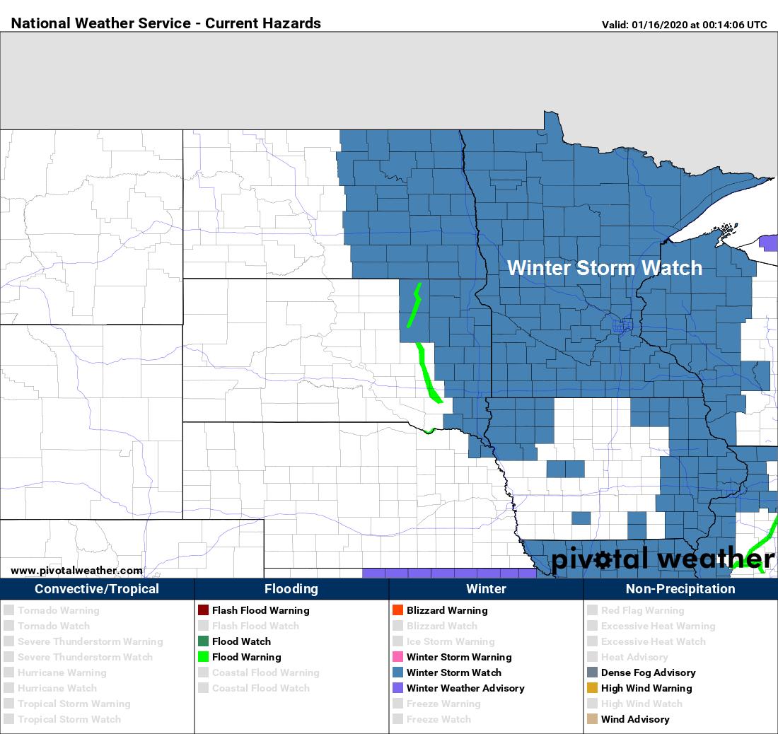Bitterly cold tonight and Thursday, wind chill advisory in effect. Snow returns Friday PM-Saturday, winter storm watch in effect