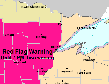 Critical Fire Weather Conditions continue this evening; cooler Sunday; rain and possibly some snow/mixed precip late Monday-Tuesday