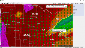 Record warmth in the Northland today; another very warm and dry day on the way for Wednesday