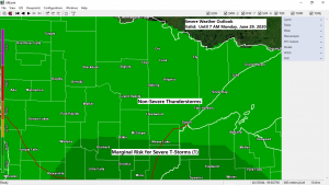 Warm and muggy this week (cooler lakeside through Wednesday) Showers/t-storms possible at times over the next few days