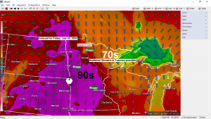 Turning more humid Friday and Saturday with scattered storms possible