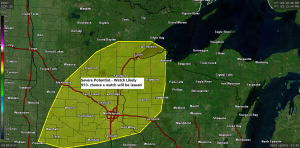 Mesoscale Discussion issued for parts of the Northland – Watch likely!