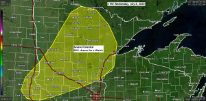 Severe Thunderstorm potential increasing across parts of the Northland