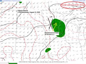 Some rain tonight and Thursday morning; a risk for strong to severe storms Thursday night and Friday; cooler risks next week
