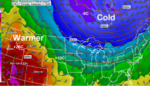 Chilly tonight; warmer weather this weekend into next week