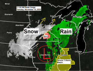 Snow, sleet and freezing rain on the way; winter storm warnings and advisories in effect for much of the Northland