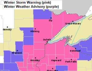 Winter Storm to impact much of the Northland tonight