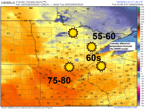 Pleasant Temperatures; Rain chances Sunday