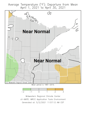 Northland Climate Summaries for April 2021