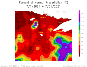 July 2021 Climate Summaries for the Northland