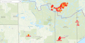 Wednesday evening wildfire update