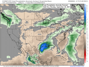 Update on tonight’s rain and a look ahead to a threat for some severe weather on Thursday; Warming trend midweek-weekend (record warmth possible Sunday, Sept. 19)