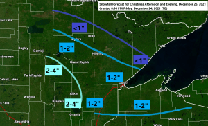 Several chances for snow ahead with shots of arctic air mixed in