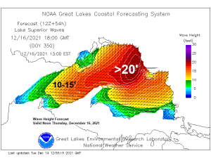 A powerful storm on the way late Wednesday into early Thursday bringing rain, a risk for severe t-storms (isolated tornadoes), snow, widespread high winds (power outages), rapidly falling temperatures (possible flash freeze), and hurricane force wind gusts over parts of Lake Superior