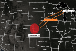 Storm Potential this weekend; Snow, Freezing Rain, Sleet, Gusty Winds and maybe even a Thunderstorm or two!