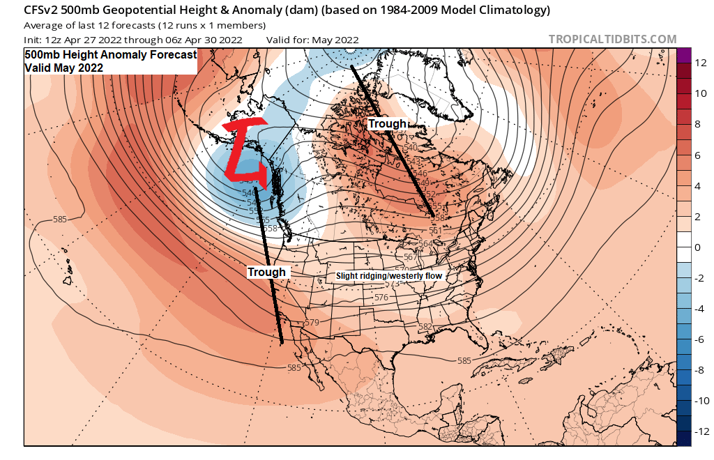 May climate normals and records for Duluth, and the long-range forecast for May 2022