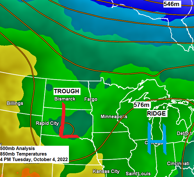 Up and Down temperatures (typical of fall) Mild Wednesday; colder Thursday-Friday; Milder again this weekend into early next week; No major precipitation events through early next week