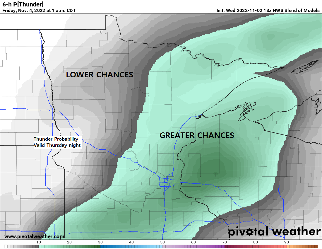 More record warmth in the Northland today; Scattered showers/isolated t-storms Thursday afternoon/night; Turning cooler Friday-Saturday; Warming up again early next week; Colder risks later next week