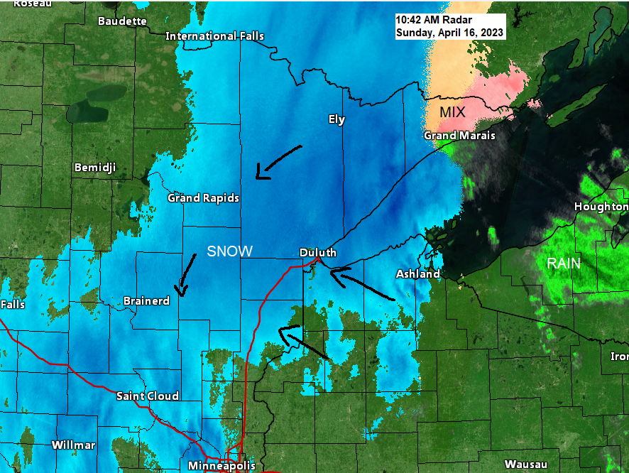 Winter Storm Update — Late Sunday Morning