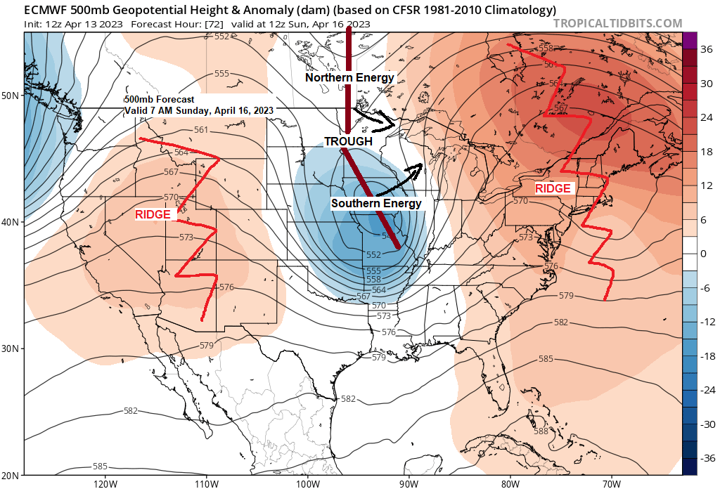 Wetter pattern ahead with some snow also possible Sunday-early Monday; Flood Update