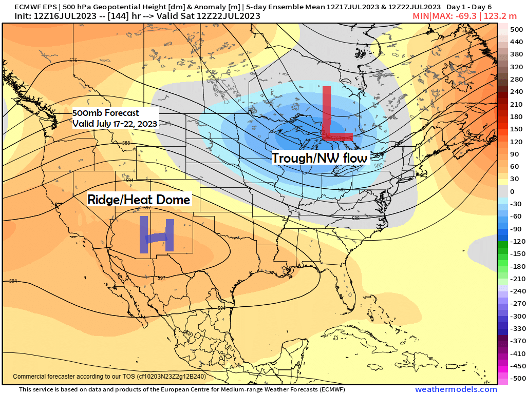 Breezy NW winds tonight and Monday; Below average temps continue the next few days with some rain at times; A warmer pattern possible later this month