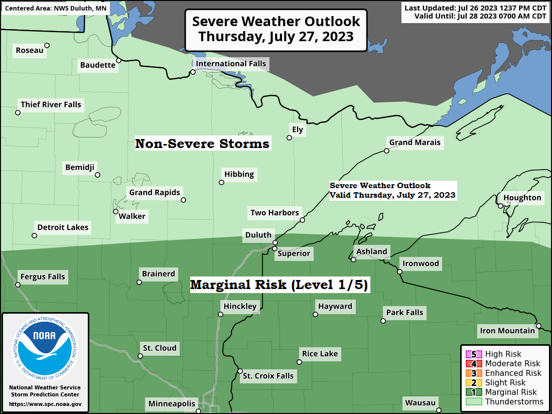 Isolated to scattered showers/t-storms possible at times through Thursday night; Storm and Rainfall reports from Tuesday night