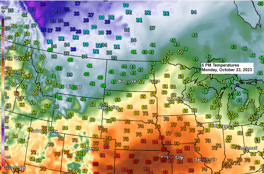 Some rain in far northern Minnesota tonight-early Tuesday; More chances for some precipitation mid to late week; Turning much colder late week; Rainfall reports from Sunday night-Monday morning