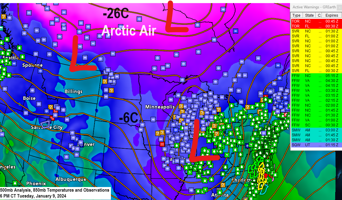 More chances for light snow ahead; Arctic air arrives this weekend