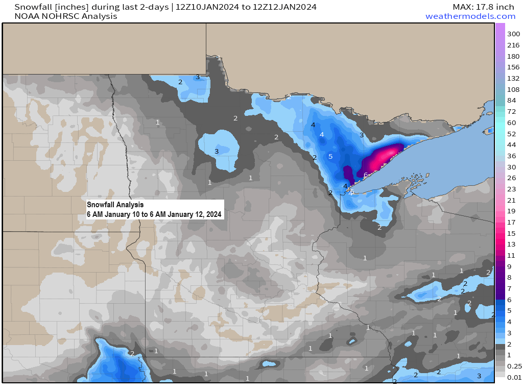 Low Temperature and Snowfall Reports