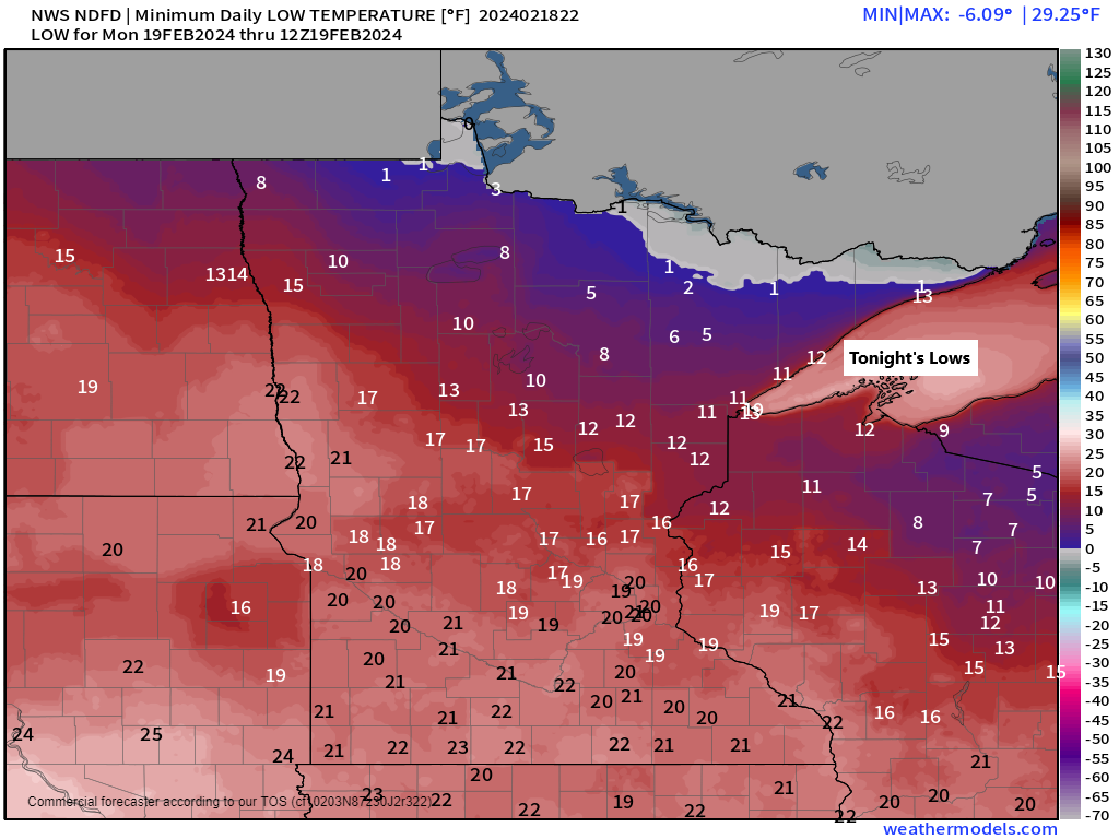 Chilly night ahead but overall a mild pattern continues; Pattern could turn more active next week