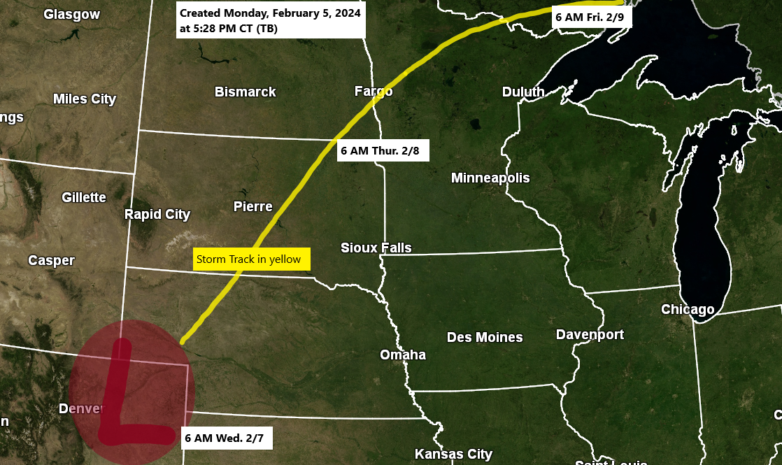 Rain at times Wednesday night-Thursday followed by some snow showers Friday