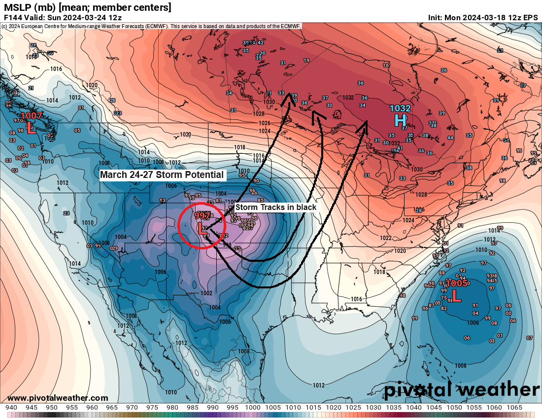 Storm Potential ~March 24-27
