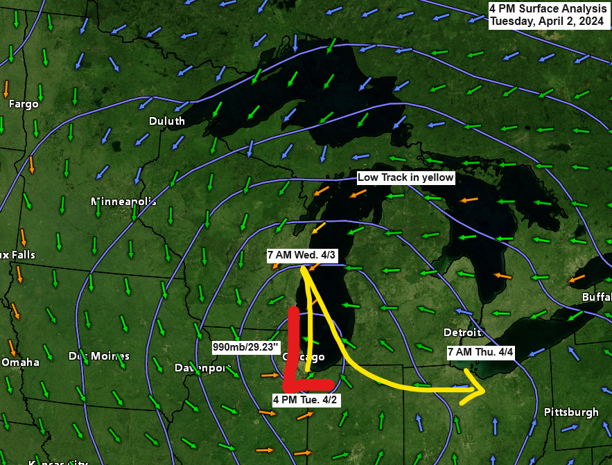 Accumulating snow in much of northwest Wisconsin tonight into Wednesday