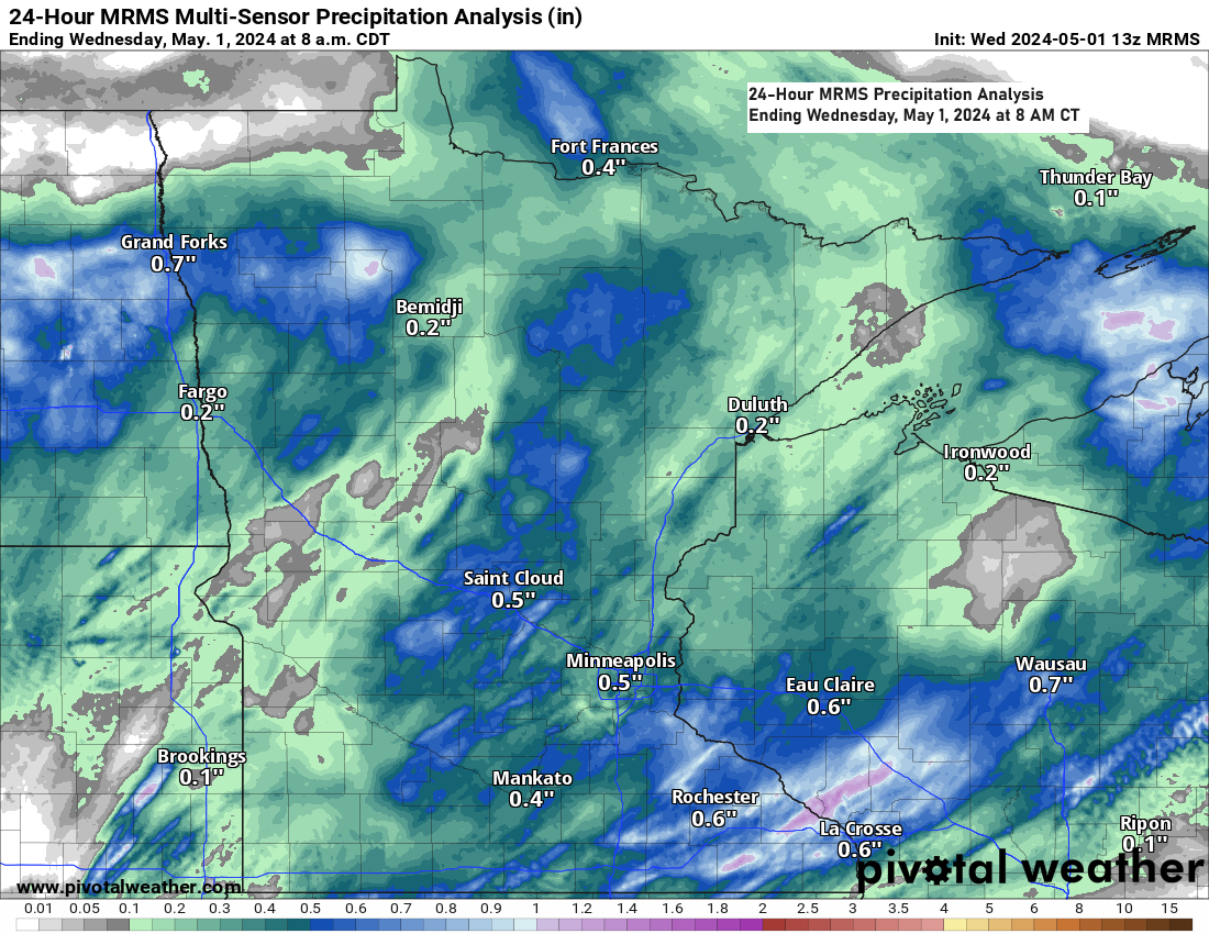 Rainfall Reports; April 2024 Climate Summary