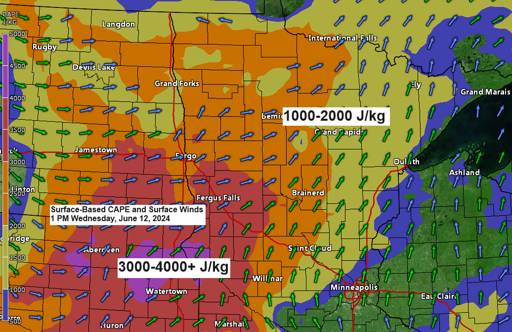 Severe Thunderstorms late this afternoon into this evening