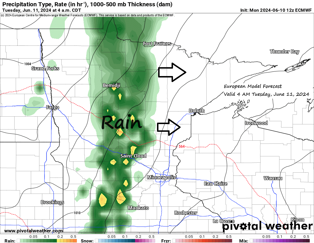 Some rain on the way Tuesday morning; A risk for strong to severe t-storms Wednesday; Active pattern at times this weekend into next week