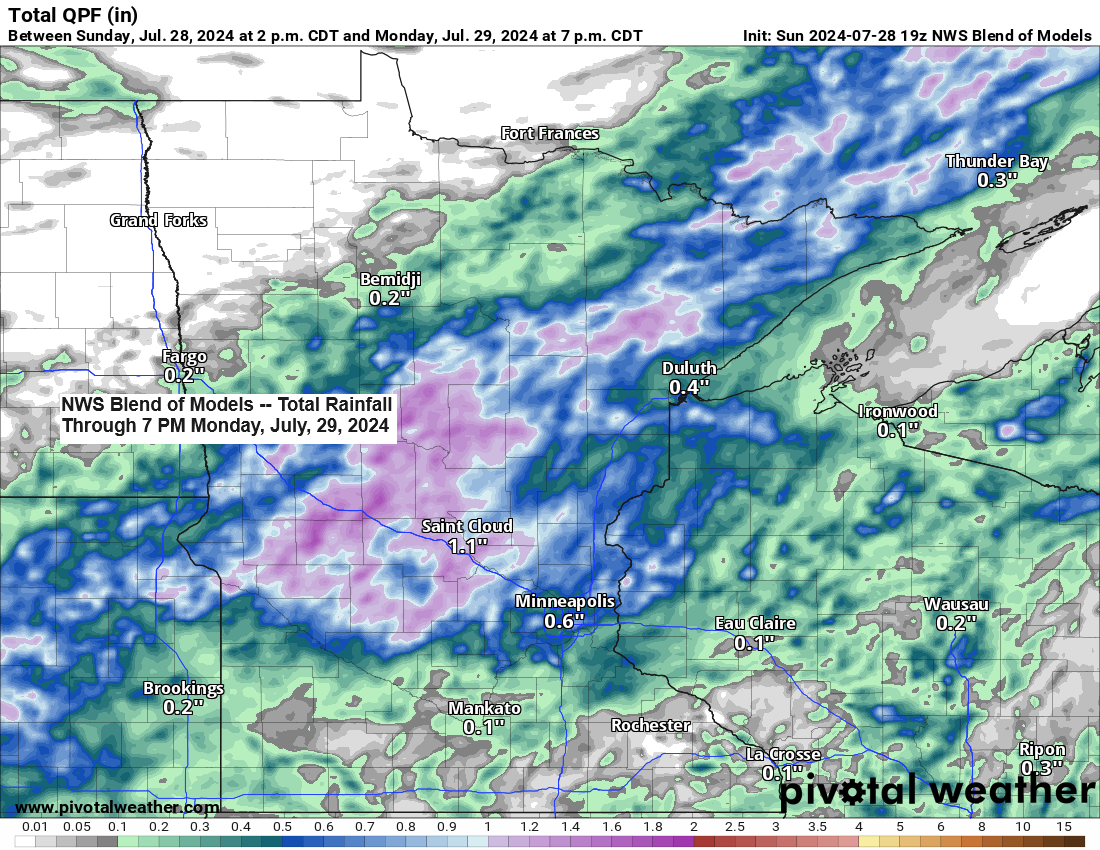 Northland Weather Update: Thunderstorms and Rainfall Forecast – July 28, 2024