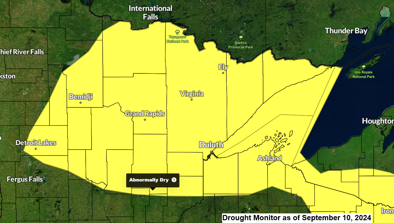 Abnormally Dry Conditions Intensify in Minnesota and Wisconsin – Latest Drought Report