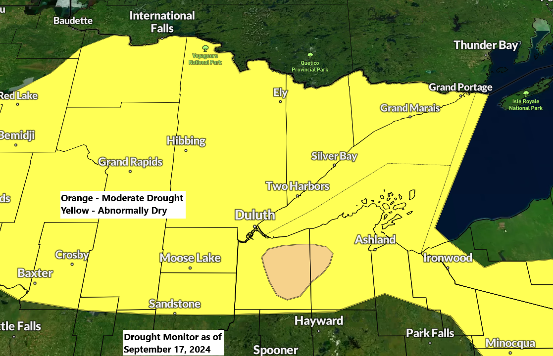 Current Drought Conditions in Minnesota and Wisconsin