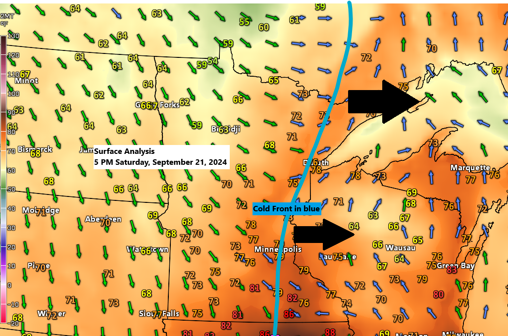 Cold Front Moves Through Northland: Impact on Weather