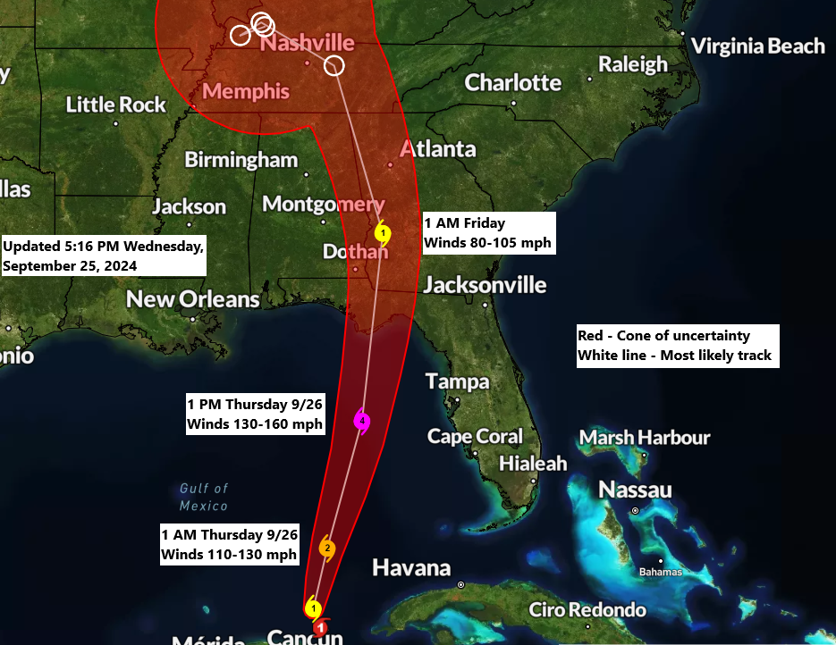 Hurricane Helene: Storm Surge and Rainfall Forecast