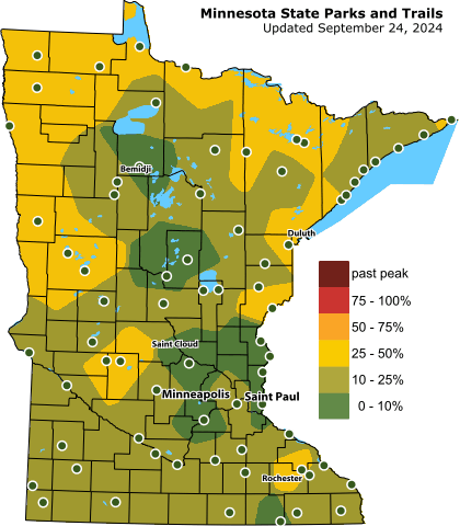Northland Weather Update: Mild Temperatures & Fall Colors