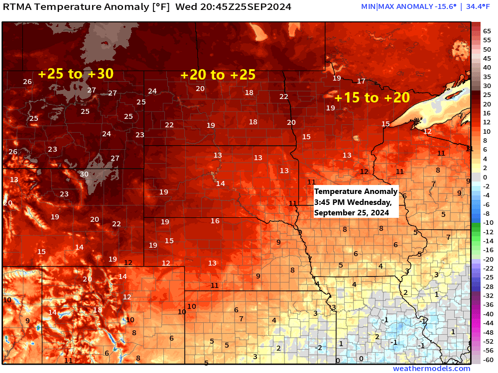 Unusually Warm September in Northeast Minnesota