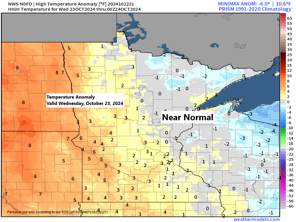 Much cooler Wednesday; More rain Thursday