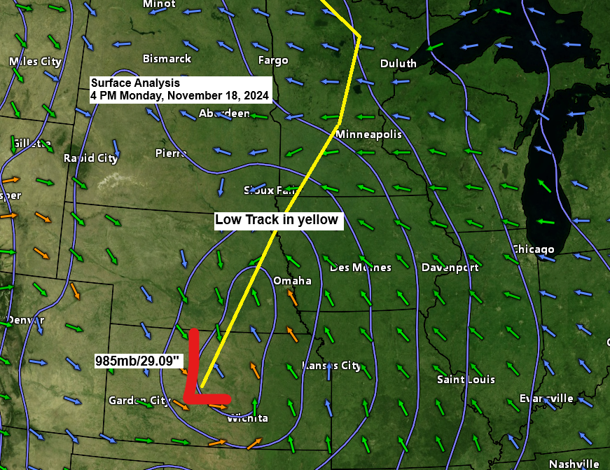 Rain and Wind: Gales on Lake Superior; Colder temps arrive Wednesday
