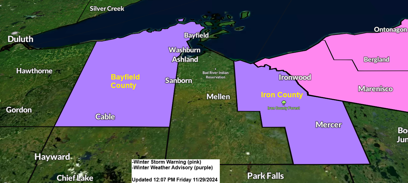 Snowfall Reports for November 28-29, 2024