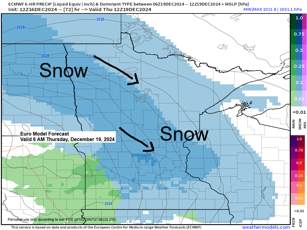 Midweek Clipper System: Snow Impacting the Northland