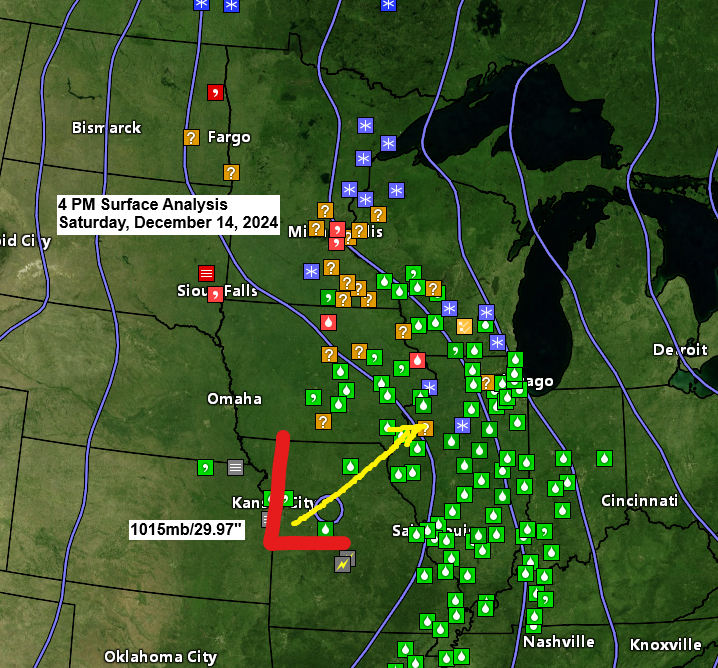 Fog, light snow and freezing drizzle with mild temps; Turning colder mid to late next week