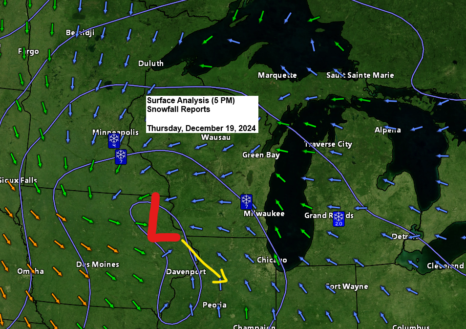 Light snow persists tonight; A warming trend is expected next week